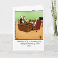 Funny Divorce Humour Greeting Card