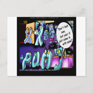 Funny Divorce My Ex & Yours Postcard