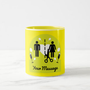 Funny Divorce Survivor Sympathy Two-Tone Coffee Mug