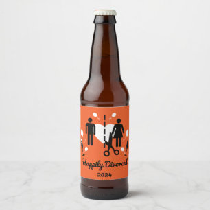 Funny Divorce Sympathy Gifts  Beer Bottle Label