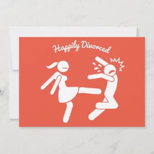 Funny Divorce Sympathy Gifts Holiday Card