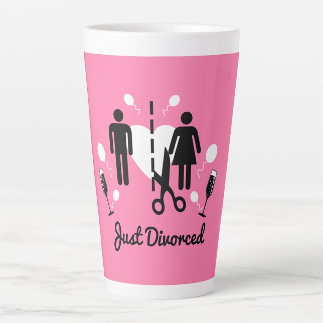 Funny Divorce Sympathy Gifts  Latte Mug (Front)