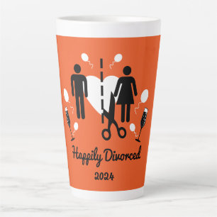 Funny Divorce Sympathy Gifts Latte Mug