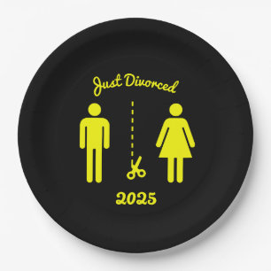Funny Divorce Sympathy Party Paper Plate