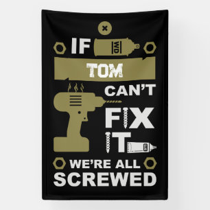 Funny DIY Fix It Repair Banner