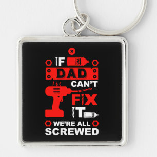 Funny DIY Fix It Repair Key Ring