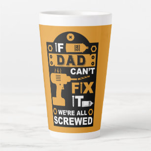 Funny DIY Fix It Repair Latte Mug
