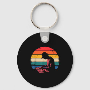 Funny Dj Art Men Women Music Producer Disc Jockey  Key Ring