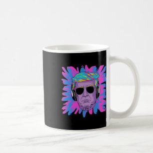 Funny Dj Trump Shades Headphone Parody New Year's  Coffee Mug