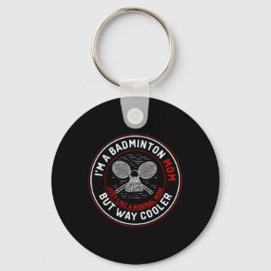 Funny Dminton Mum Shirt Women Dminton Player 3 Key Ring