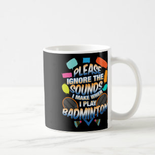 Funny Dminton Racquet Shuttle Sports Summer Ckcour Coffee Mug
