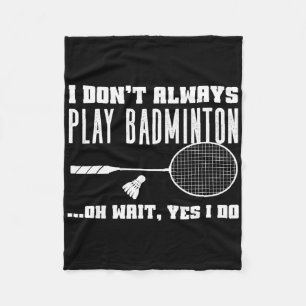 Funny Dminton Shirt Men Women Dminton Player 2 Fleece Blanket