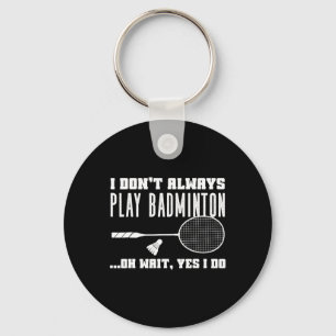 Funny Dminton Shirt Men Women Dminton Player 2 Key Ring