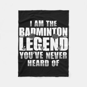 Funny Dminton Shirt Men Women Dminton Player 3 Fleece Blanket