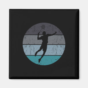 Funny Dminton Shuttle For Men Women Retro Vintage Magnet