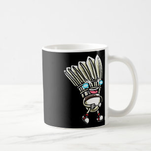 Funny Dminton Shuttle Player Design Men Women 1 Coffee Mug