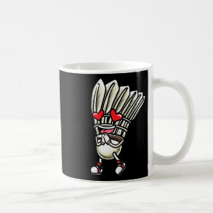 Funny Dminton Shuttle Player Design Men Women 6 Coffee Mug