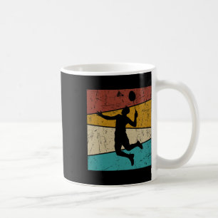 Funny Dminton Shuttle Vintage Retro For Men Women  Coffee Mug