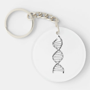 Funny DNA Cycling Bicycle Chain Mountain Bike Love Key Ring