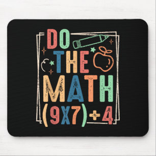Funny Do The Math 67 Meme Six Seven Boy Girl Teach Mouse Pad