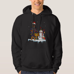 Funny Doberman Pinscher Dog Christmas Hoodie
