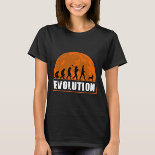 Funny Doberman Pinscher Dog Trainer Evolution T-Shirt