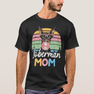 Funny Doberman Vintage Style Mother's Day T-Shirt