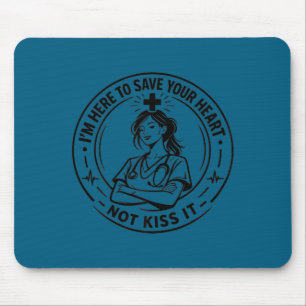 Funny doctor & nurse healthcare queens for mouse pad