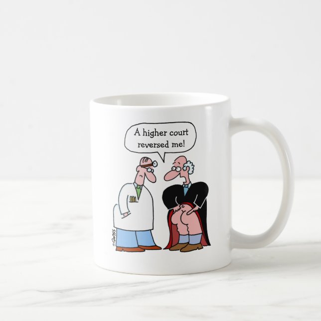 Funny Doctor and Judge Coffee Mug (Right)