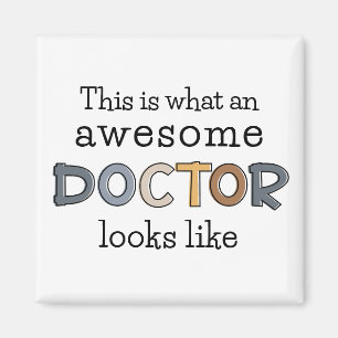 Funny Doctor Gifts Awesome Doctor Magnet