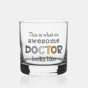 Funny Doctor Gifts   Awesome Doctor Whiskey Glass