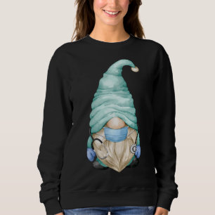 Funny Doctor Gnomie Cute Nurse Gnome Sweatshirt