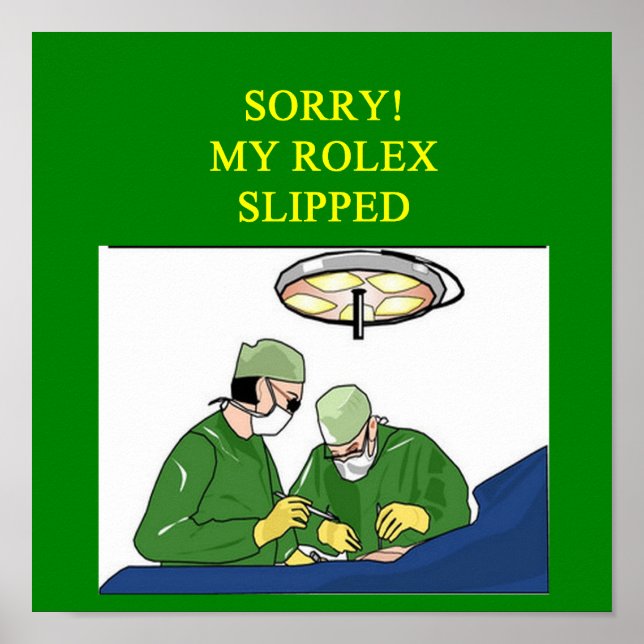 funny doctor humour poster (Front)