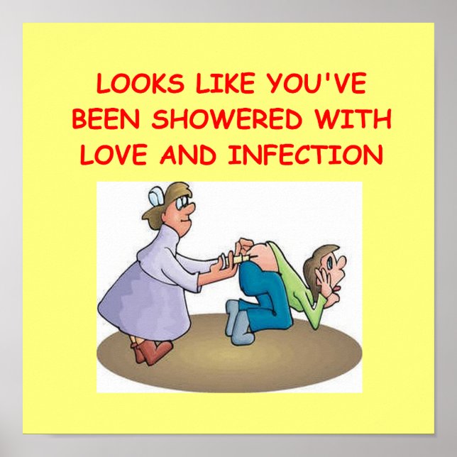 funny doctor joke poster (Front)