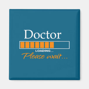 Funny Doctor Loading Medical Doctor Outfit New Magnet