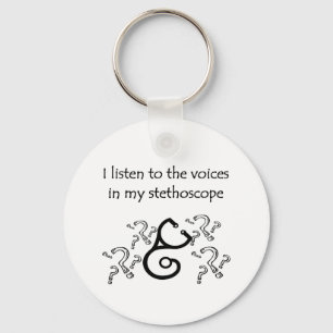 Funny Doctor or Nurse T-shirts and Gifts Key Ring