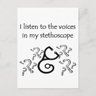 Funny Doctor or Nurse T-shirts and Gifts Postcard