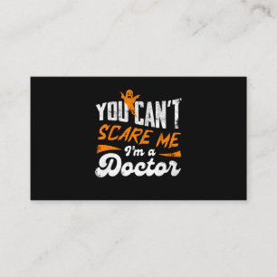 Funny Doctor 🩺Quote Nothing Scares Me Doctor Gift Enclosure Card