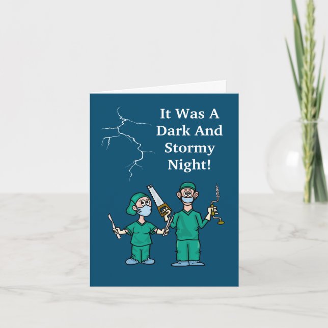 Funny Doctors' Day Greeting Card (Front)