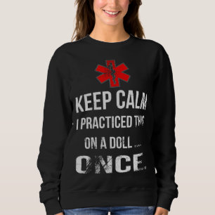 Funny doctor's helper, nurse design for women sweatshirt