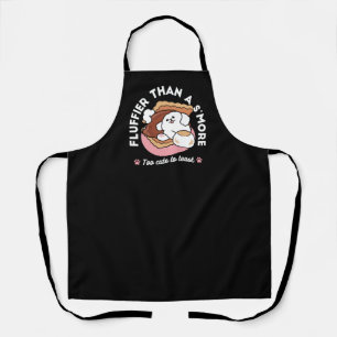 Funny Dog and S’more Design – Kawaii Pet Lover Pun Apron