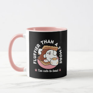 Funny Dog and S’more Design – Kawaii Pet Lover Pun Mug