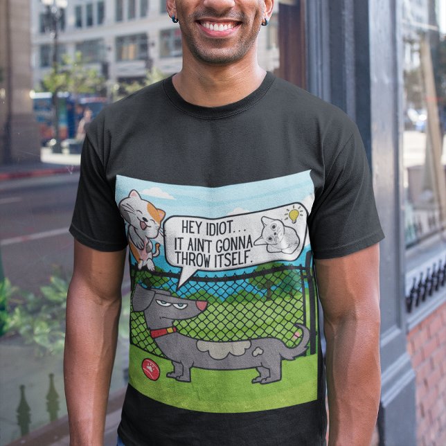 Funny Dog Annoyed at his Owner's Lack of Attention T-Shirt (Creator Uploaded)