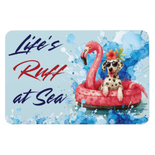 Funny Dog Cabin Door Decor Cruise Magnet
