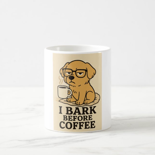 Funny dog coffee mug (Center)