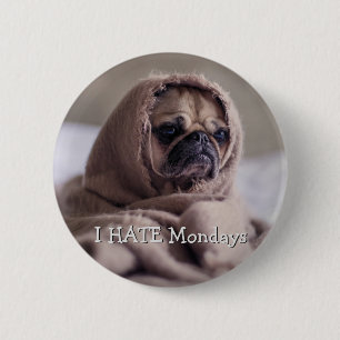 Funny Dog custom text button