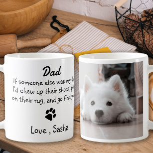 Funny Dog Dad -Father's Day Pet Photo Coffee Mug