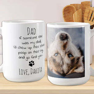 Funny Dog Dad Personalised Pet Photo Coffee Mug