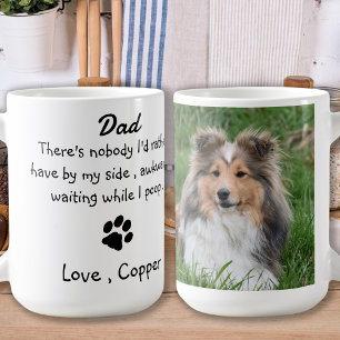 Funny Dog Dad Pet Photo Coffee Mug