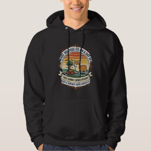 Funny Dog Day Off Vintage Engraving Quote Shirt_1 Hoodie